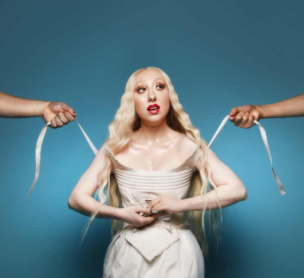 luna on the cover of her debut english album "no rest"