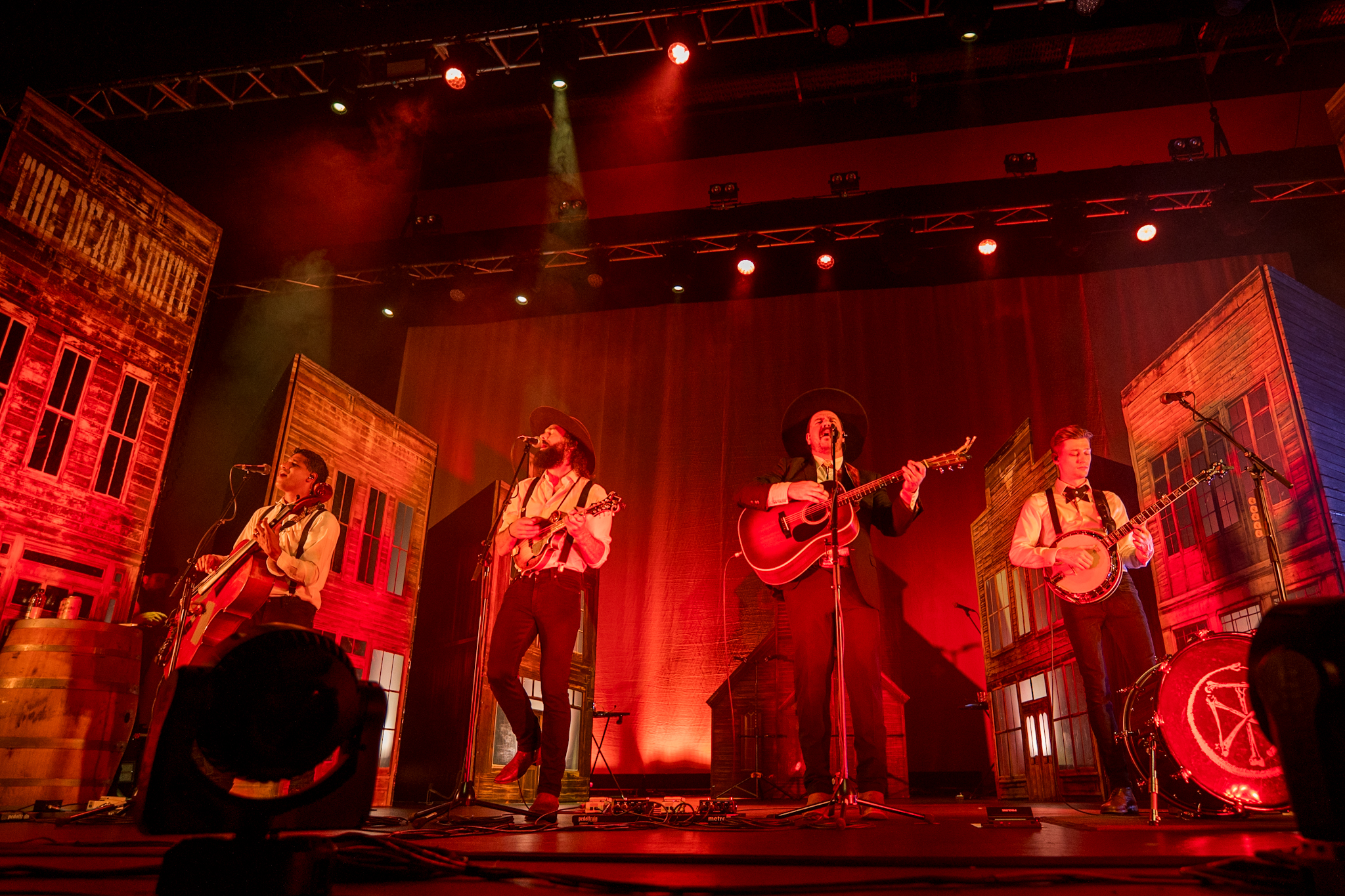The Dead South performing at Portsmouth Guildhall