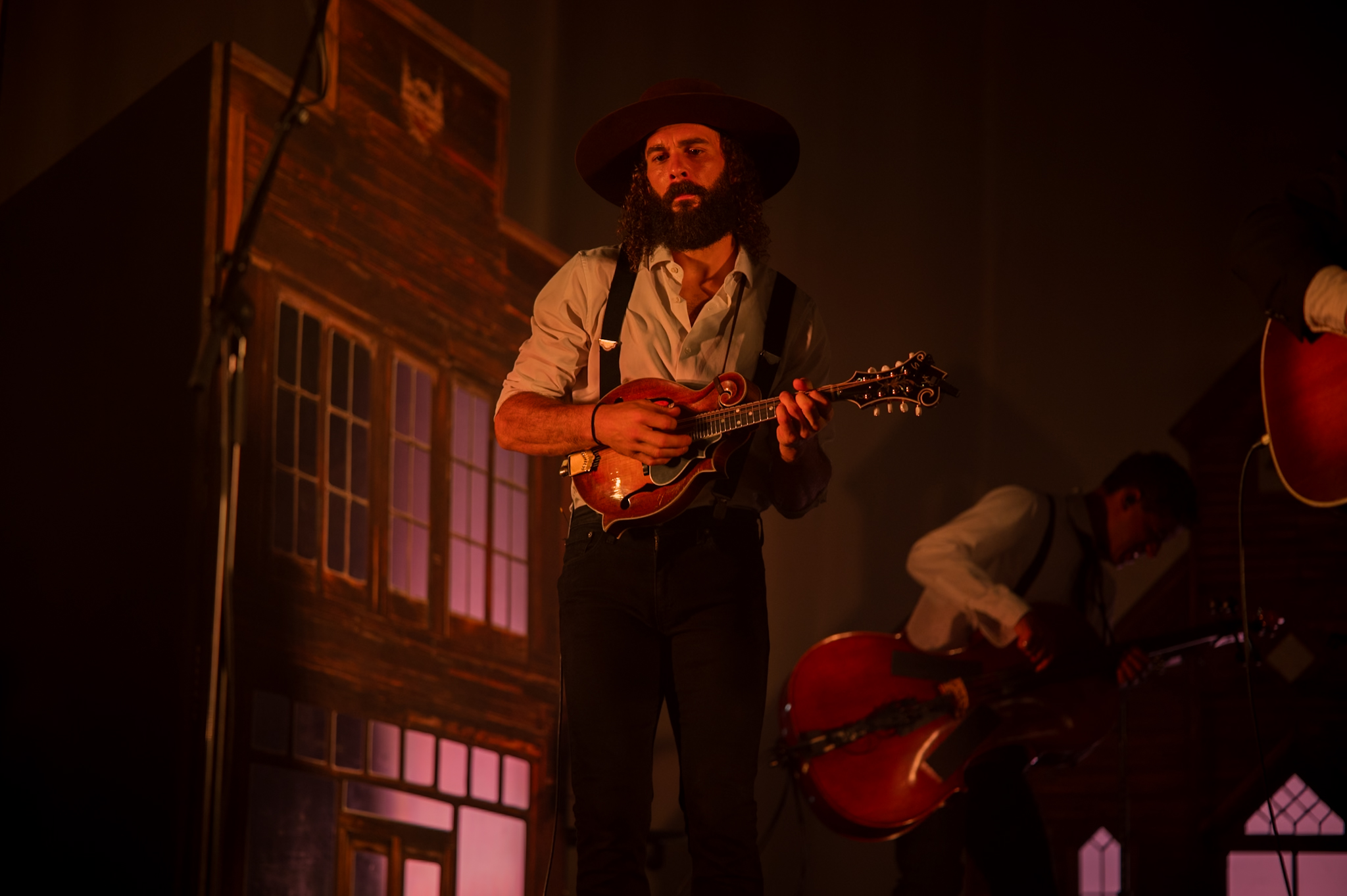 Scott Pringle playing mandolin