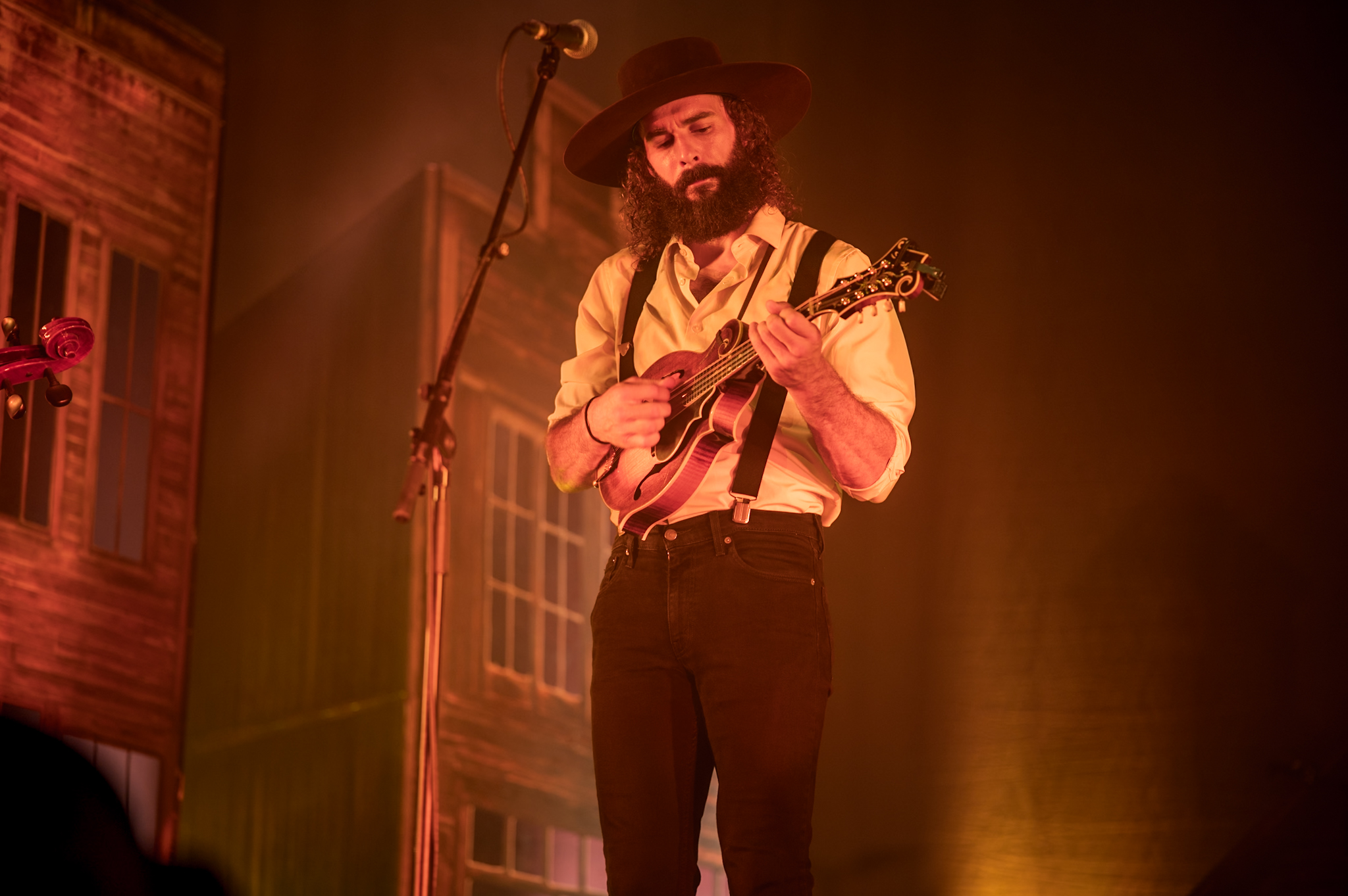 Scott Pringle playing mandolin